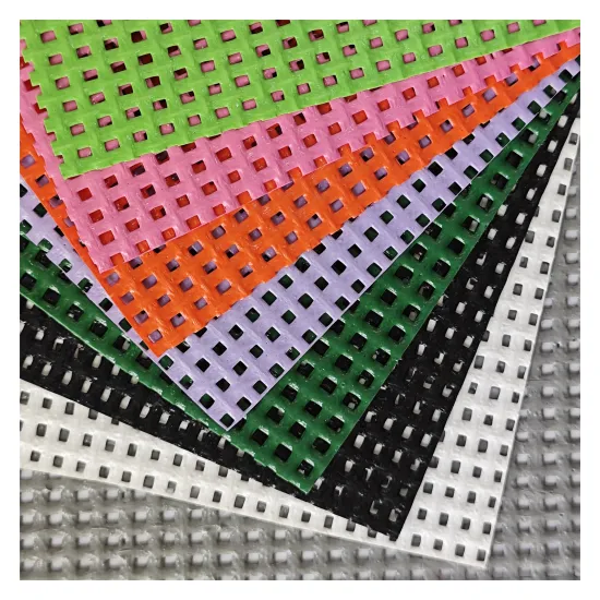 High-Strength 3000D PVC-Coated Polyester Mesh Fabric: Ideal for Durable Outdoor Furniture and Trampolines