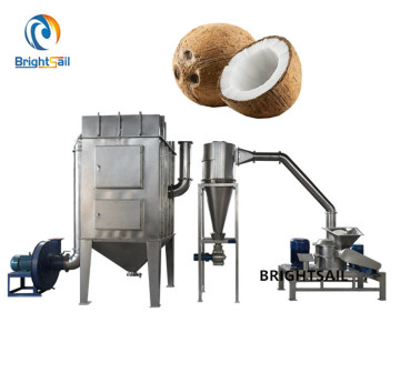 Machine de broyage et de pulvérisation des coquilles de noix de coco