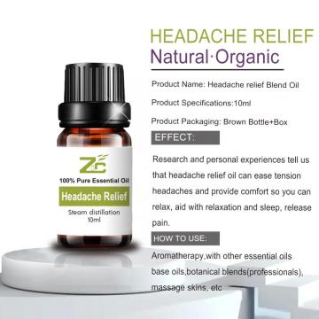 Aceite de mezcla de alivio de dolor de cabeza de tensión