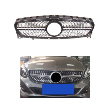 2015-2019 Mercedes Benz W246 B-Class Automotive Parts - Diamond Front Grille Upgrade