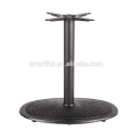 Base de table en métal de forme ronde lourde