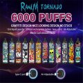 RandM Tornado 6000 Puffs Vape แบบใช้แล้วทิ้ง