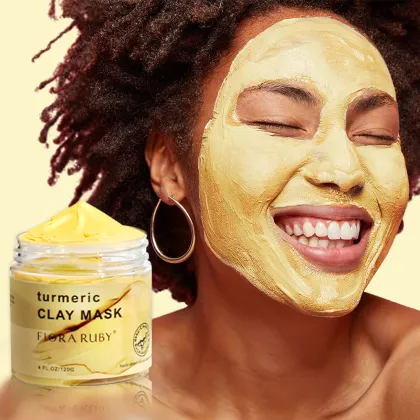 Turmeric Mud Mask for Deep Cleansing Facial Clay Skincare
