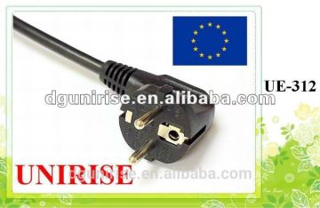 VDE plug EU power cord cable