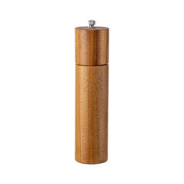Acacia Wood Salt and Pepper Mills with Carbon Steel Grinder