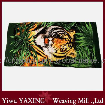 Microfiber fabric beach towel