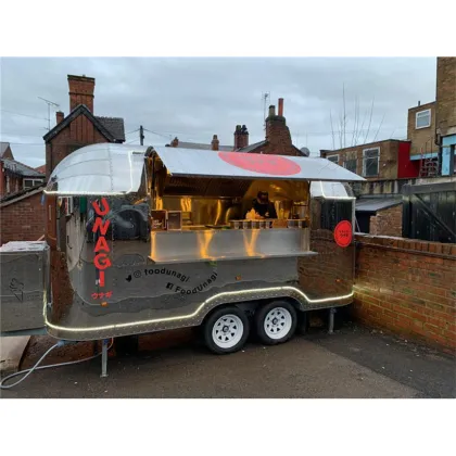 CDSJ Airstream Camping Trailer Pizza Truck BBQ Kitchen for Sale