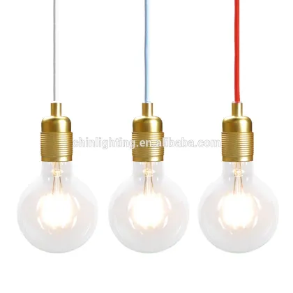 Lighting accessories hanging lighting cord e27 hanging pendant lamp holder