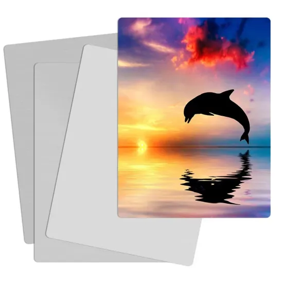 Brushed Golden Sublimation Aluminum Panels for Photo Decor