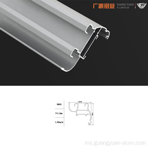 Bahagian profil aluminium Ghana