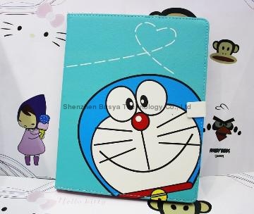 Doraemon iPad 2,3,4 leather case, 6 designs
