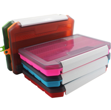 Einstellbare tragbare wasserdichte harte Plastikfischerei Tackle Box