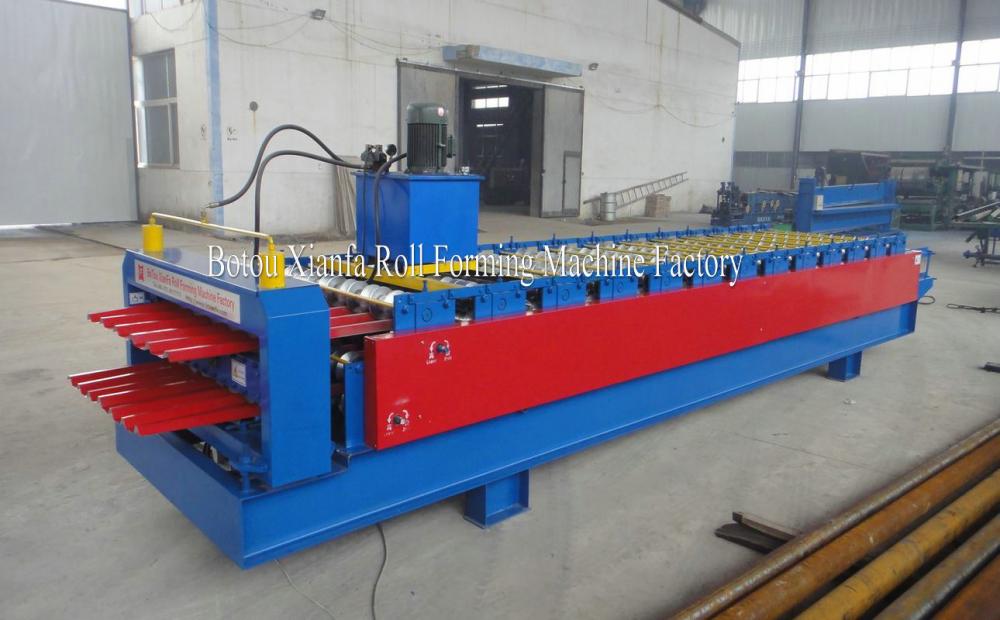 Corrugated and Ibr Double Layer Roll Forming Machine