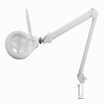 Salon-Specific LED Magnifying Lamp with Clip for Manicure, Eyebrow, Tattoo, and Lash Extensions