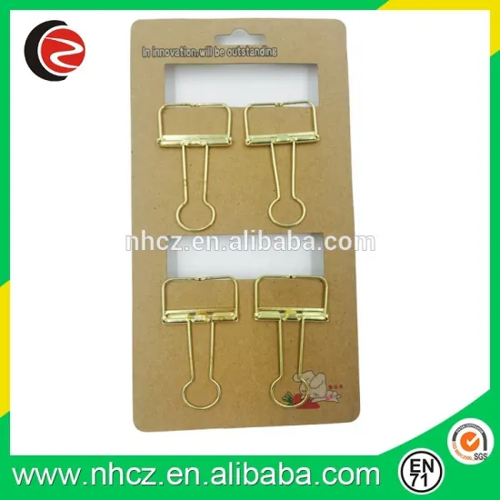 32MM Gold Hole Binder Clip