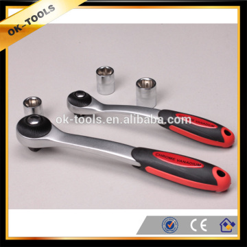 OK-tools, 72T, round-type head, 40cr+crmo material, PP+TRP handle, good quality ratchet handle
