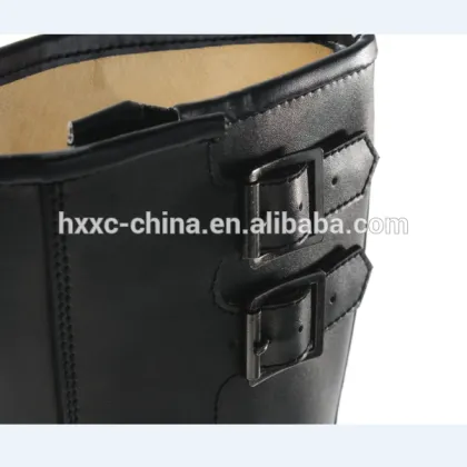 CHINA XINXING Black Leather Boots Military Combat Tactical Boots