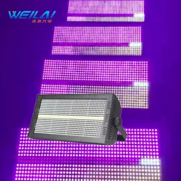 RGB LED Indoor DJ Disco Lighting - Quality Assurance Strobe Light with 8+8 Running Horse Water Effect