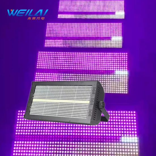 RGB LED Indoor DJ Disco Lighting - Quality Assurance Strobe Light with 8+8 Running Horse Water Effect