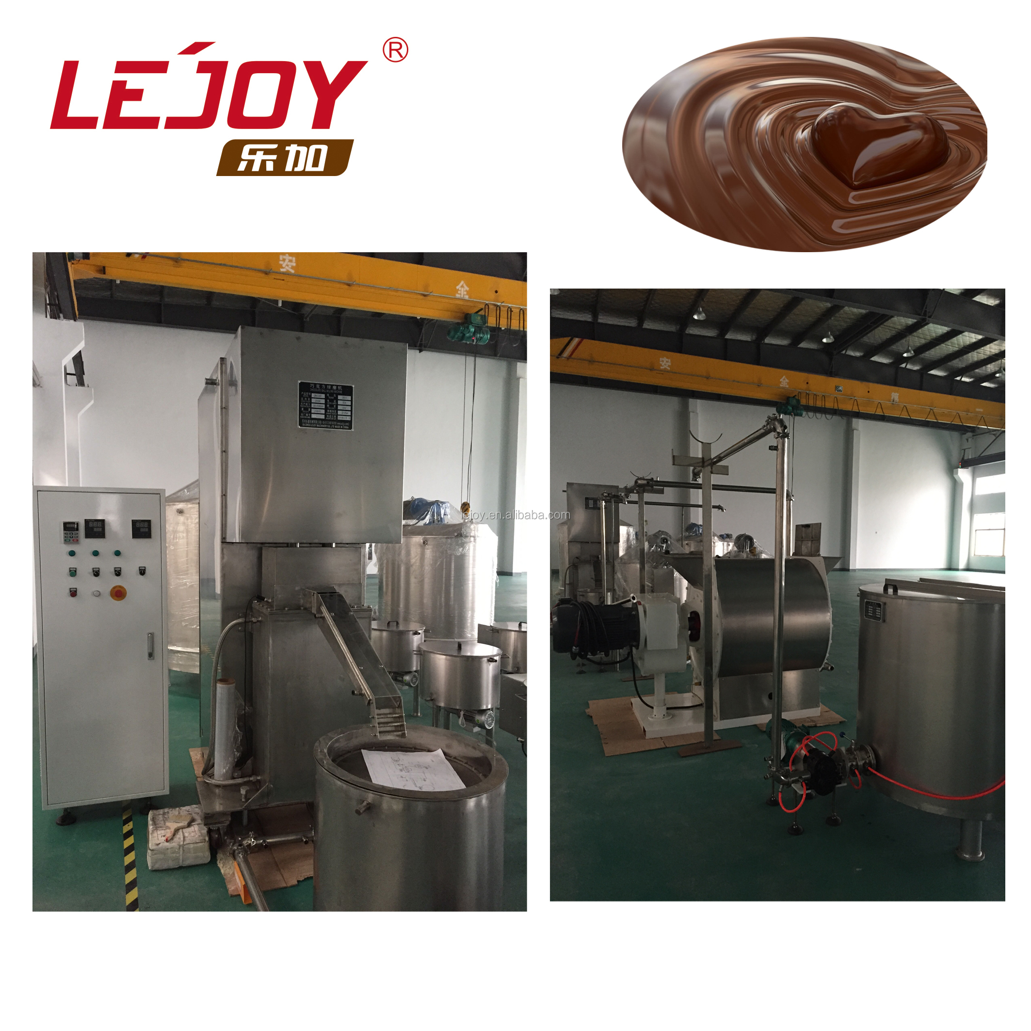 Máquina de molienda de bolas de chocolate QMJ1000