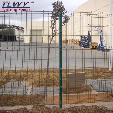 Wholesale High Quality PVC Powder Coated 3D Fence Panels