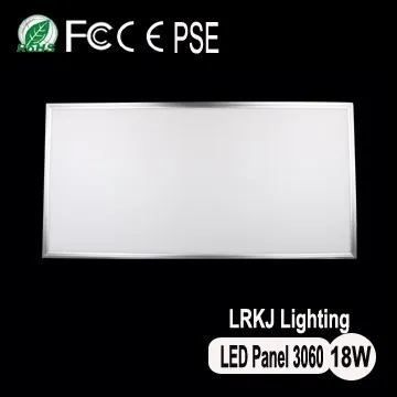 High lumen 18w led panel 30x60, SMD2835 led flat panel lighting 300x600