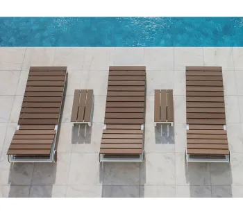 Outdoor Furniture for Swimming Pool Hotels: Sunbeds and Beach Loungers