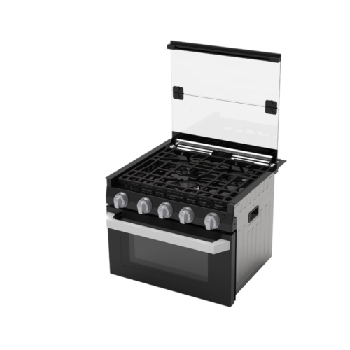 Gas Oven With Grid Pan