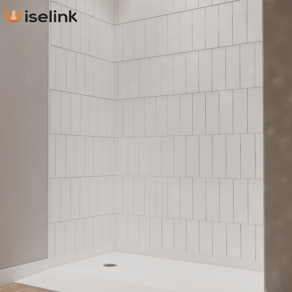 cultured marble shower wall