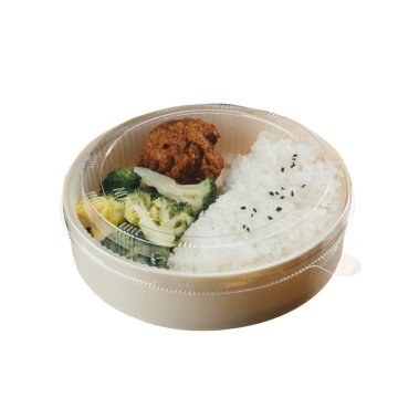 Japanese Style Portable Wooden Sushi Box with Clear PET Lid - Hotsale
