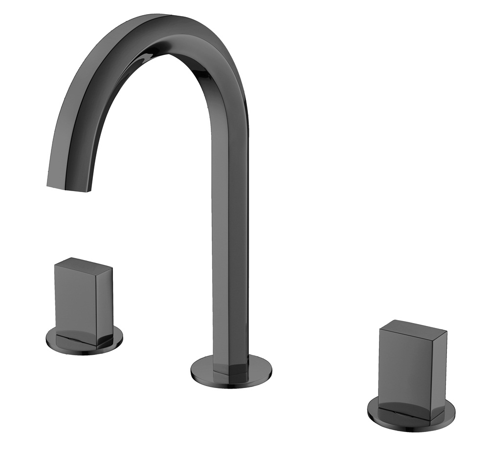 Deck Mounted 3 Hole Basin Faucet