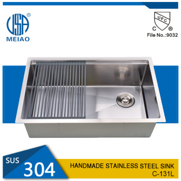 Sink tal-kċina 30inch undermount sink tal-istainless steel