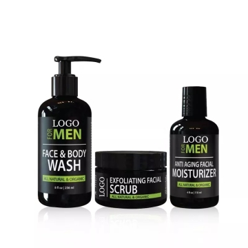 2023 Vegan Herren Skincare Kit: Custom Anti-Aging-Gesichtsreinigung und Feuchtigkeitsgeschenk für Männer