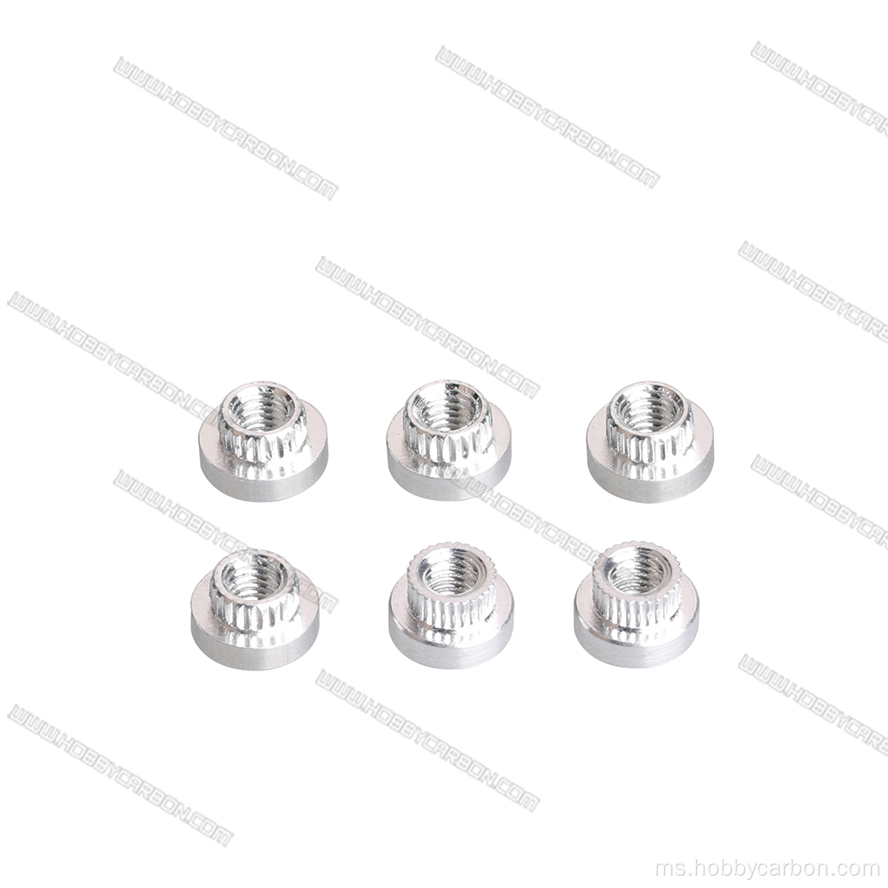 Ebay M3 Aluminium Press Nut dengan warna yang berbeza