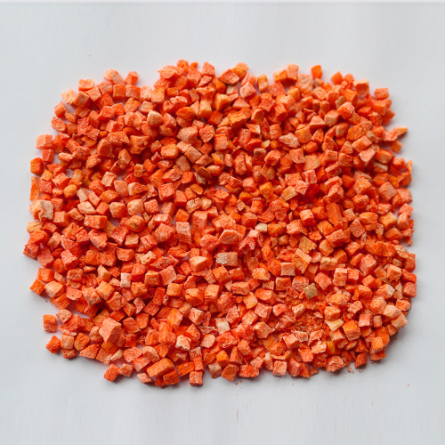 Granules en vrac de carottes lyophilisées