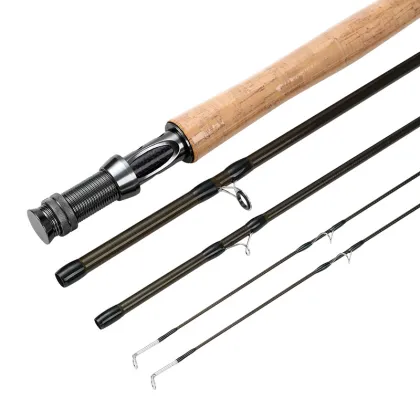 LETOYO 2.43m Metal Reel Fly Fishing Kit: Rods and Reels Combo