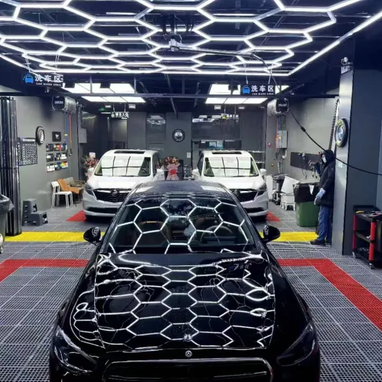 LED Garage Car Detailing Light - Car Honeycomb Lights