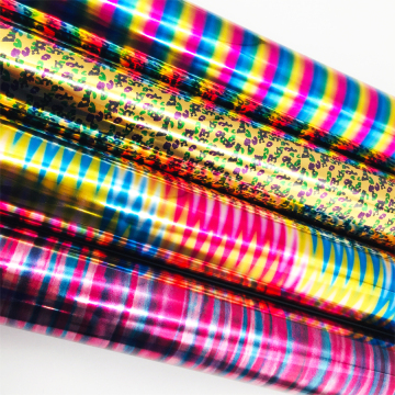 Adhesive HTV Pattern Laundry Resistant Laser Vinyl Heat Transfer Rolls