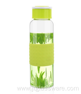 Carrying Loops Glass water Bottle