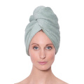 microfibra super absorvente toalha de cabelo personalizada para mulheres