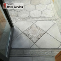 old ancient buildings Engraved pattern floor tiles 400x400