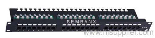 Cat6 24 Ports Patch Panel 