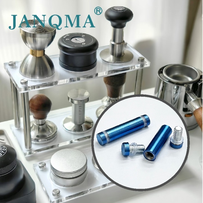 Полая двойная головка стеклянный акриловый винт синий