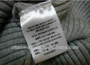 Washable Garment Care Label,custom clothing labels,custom labels