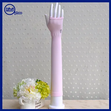 2016 YHao factory custom summer cool ice silk arm sleeve anti-UV and sun protective wholesale half finger cycling wear arm cover