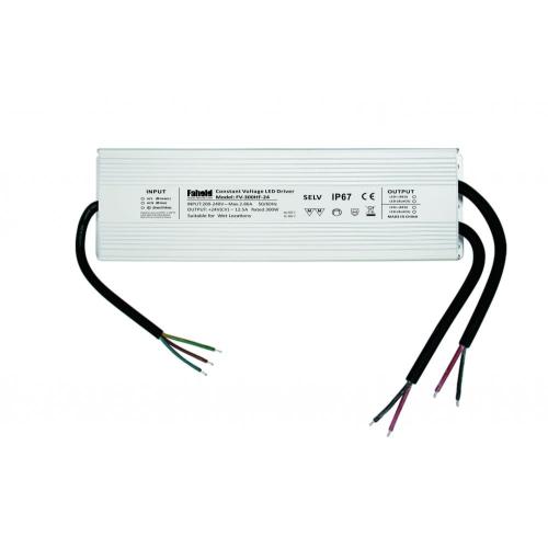 Fonte de alimentação de 300W 12V IP67 motorista de diodo emissor de luz impermeável