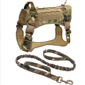 Taktikal anjing harness vest adat anjing harness vest dengan tali leher