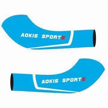 Lycra Arm Warmers, Available in Various Designs, OEM and ODM Orders Welcomed