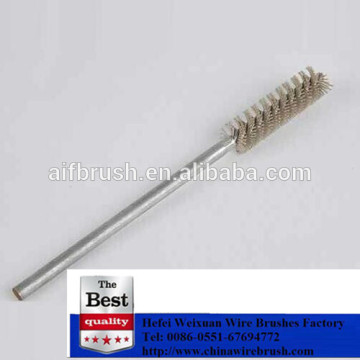 Industrial Power Twisted Nylon Brush for cleaning hydraulic valve