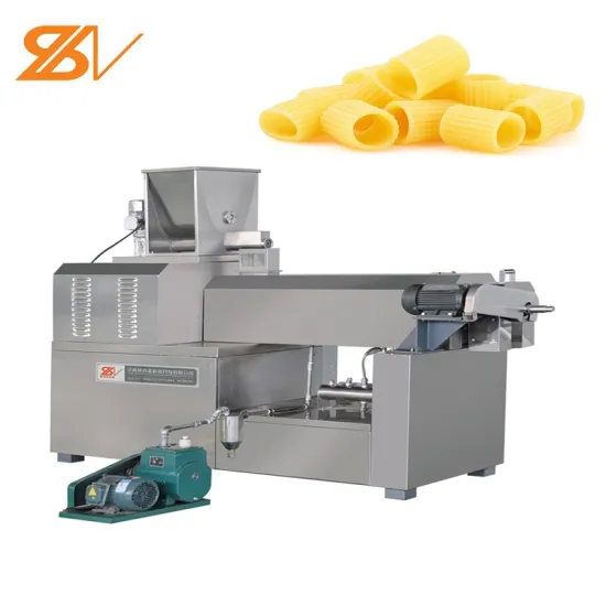 High-Efficiency Pasta Extruder Machine for 100-400kg/h Macaroni, Spaghetti, and Shell Production